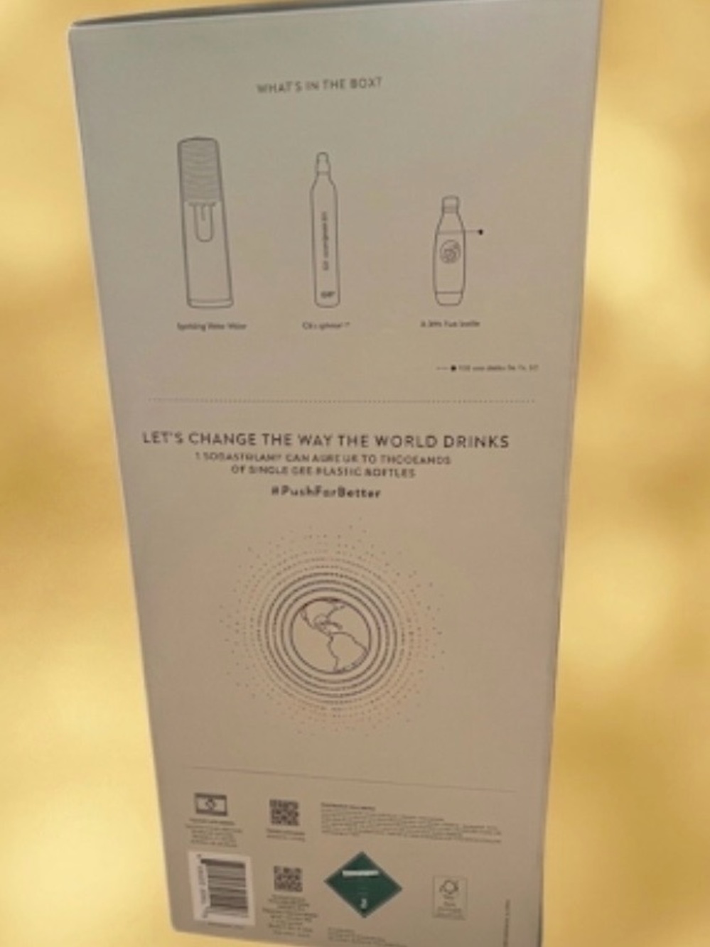 Brand new SodaStream Sparkling Water Maker - White & Gold - Picture 2 of 2